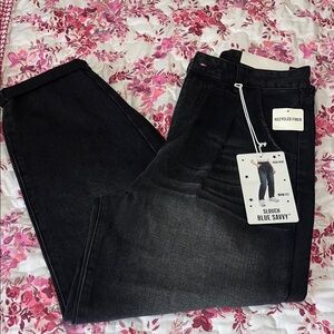 Blue Savvy Black super high rise mom jeans size 11/30